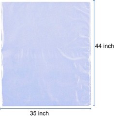 High Clarity Extra Large Shrink Wrap Bags 35×44 – Perfect for Holidays & Events