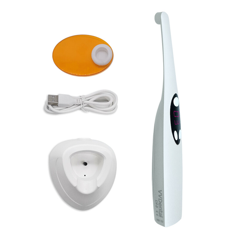 Dental LED Curing Light Lamp Wireless Cordless Resin Cure Lamp 10W 2000MW USA