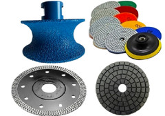 Diamond Stone Fabrication Kit 2″ Full Bullnose Granite Marble Polishing Tools