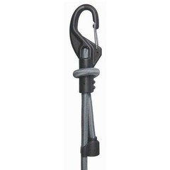 Nite Ize Kbb9-01-R8 Bungee Cord, Carabiner, 10 In.L, 23/64 In.D
