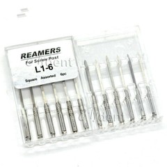 120pcs Dental Endodontic Conical Golden Stainless Steel Screw Post Drills 2 Keys