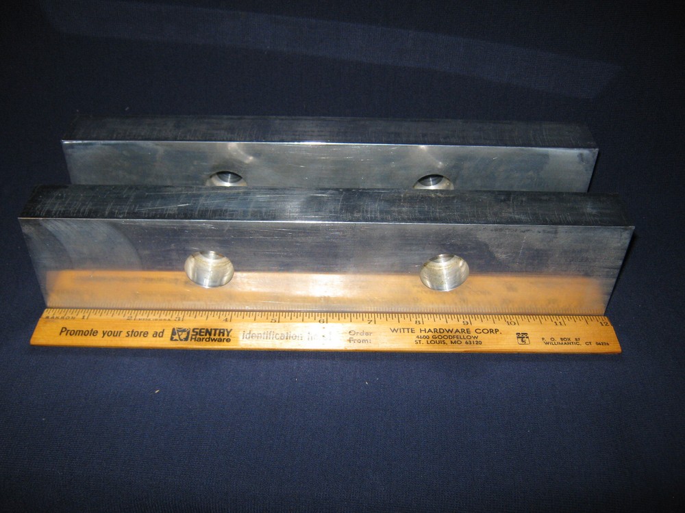 GIBRALTAR 12″ FLAT/NO STEP ALUMINUM VISE JAWS 428-1078-BIN 1