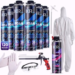 Spray Foam Insulation Kit(6PK Kit) Expanding Foam Sealant, Spray Insulation Foam