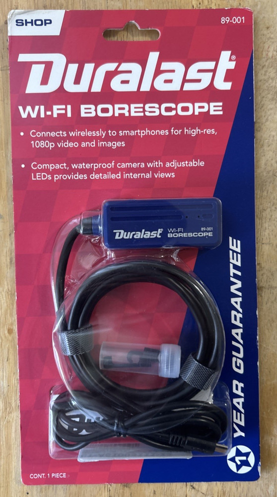 Duralast Wi-Fi Borescope 5′ Cable Camera (89-001)… FREE S&H!