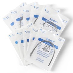 AZDENT Dental Orthodontic Round Arch Wires Super Elastic Niti Nature Form