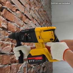 Brushless Hammer Drill,800W Battery-powered Hammer Drill,Hammer Drill w/ 4 Modes