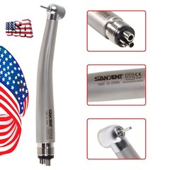 10pcs SANDENT NSK PANA MAX Style Dental High Speed Handpiece Push Button 4 Hole