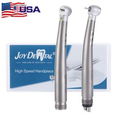 Dental LED High Speed Air Turbine Handpiece E-Generator Push Button 4/2holes