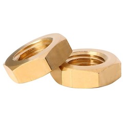 M0.8 M1 M1.2 M1.4 1.6 2 2.5 M3 3.5 4 5 6 BRASS NUTS HEX FULL NUT BRASS – DIN 934