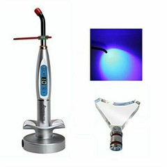 Dental Wireless 5W LED Resin Curing Light with Whitening Tip 1500mW/cm² US STOCK