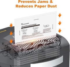 8.4 x 5.9 Inch Paper Shredder Lubricant Sheets – 12 Count for Smooth Shredding