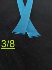 3/8 ” inch 9.5mm BLUE 2:1 heat shrink tubing polyolefin (1FOOT)
