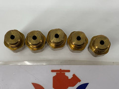 Orifice #36 Orifice For Natural Gas Brass Burner Lot of 5