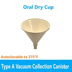 Dental Type A Vacuum Collection Canister, Lid, Replacement Parts, Accesories