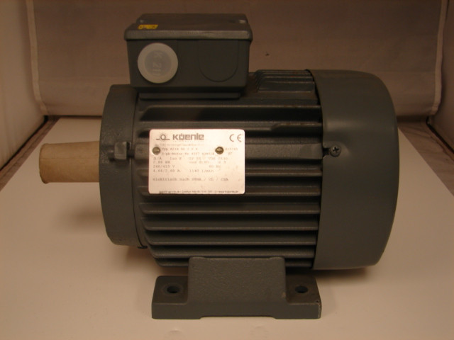 KUENLE K21R-90-S-6-H K21R90S6H 240/415VAC 4.64/2.68A 1.5HP MOTOR **NEW**