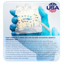 AZDENT Dental Orthodontics Brackets Braces /Supper Elastic Niti Round Arch Wires