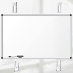 Oudain 20 Set Whiteboard Brackets Installation Hardware Kit White