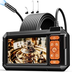16.5FT Endoscope Camera with Light, 4.3″ IPS 1920P HD, IP67 Waterproof