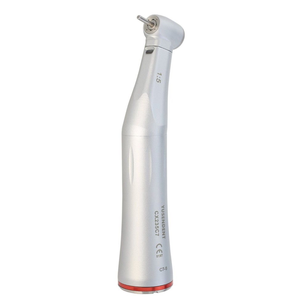 COXO Dental Electric Handpiece 1:5 Contra Angle Fiber Optic High Speed CX235C7-5