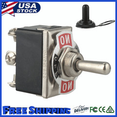 Heavy Duty DPDT 2 Pole Double Throw 6 Term On Off 20A 250V Toggle Switch Control