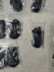 Lot Of 13: Deluxe SAFETY Eyeglass Cords Black 122702G-01 New With Free Shipping