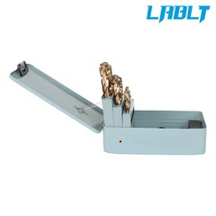 LABLT 25 Pcs 1-13MM Cobalt Jobber Twist Drill Bit Sets For Drilling Hard Metal