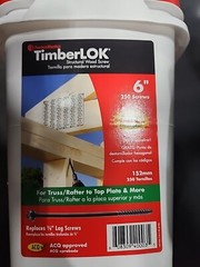 250 Pack FastenMaster TimberLOK 6″ Wood Screws