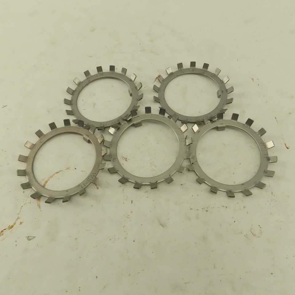 Whittet-Higgins WS-11 Stainless Steel Bearing Lock Washer 2.182 ID Lot Of 5