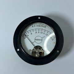 Ferris Model 23 R.F. Voltage Panel Meter Simpson Electric