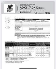 Ckd Adk11-20a-E2c Stainless Steel 3/4‚ Solenoid Valve, 110v No Box