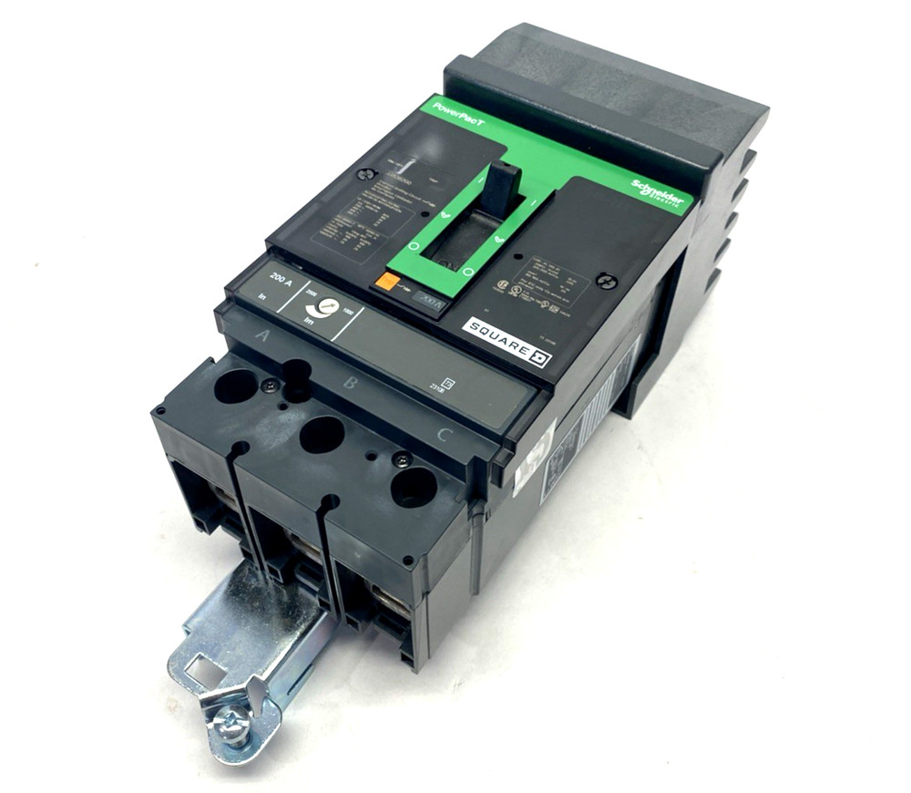 Schneider Electric JJA36200 Circuit Breaker, PowerPacT J, 200A 3P 600VAC 25kA