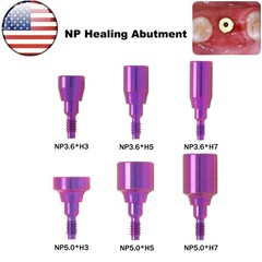 US NOBEL Dental Healing Abutment Cap NP Fits Nobel Biocare Active Dia Ø3.5 ∅5.0