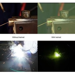 BST AUTO DARKENING WELDING/GRINDING HELMET big view/4 sensor/DIN 4-13