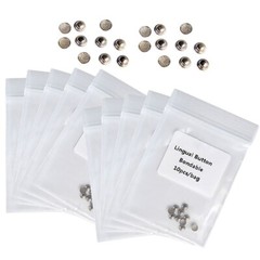 AZDENT Dental Orthodontic Lingual Button Bondable Round 10Pcs/Kit