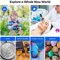 1600x Zoom 8 LED HD USB Microscope Digital Magnifier Endoscope Video Camera US