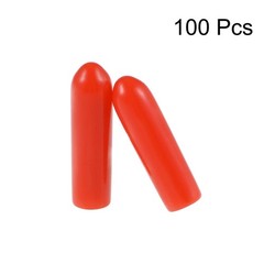 uxcell 100pcs Rubber End Caps 3mm1/8″ ID Vinyl Round Tube Bolt Cap Cover Thre…
