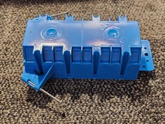 (QTY 14) Carlon B455AR-UPC 4-Gang New Work Nail-On Outlet Box 60 Cu. In. Blue