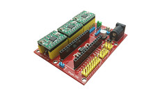 Arduino Nano CNC Shield 3-Axis A4988 Stepper Driver Board Package Kit FREE SHIP