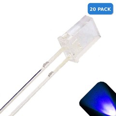 20 x 2x5x7mm Rectangle LEDs Wide Angle Blue LED Square x 2 5 7 – 7x5x2 mm 5x2x7