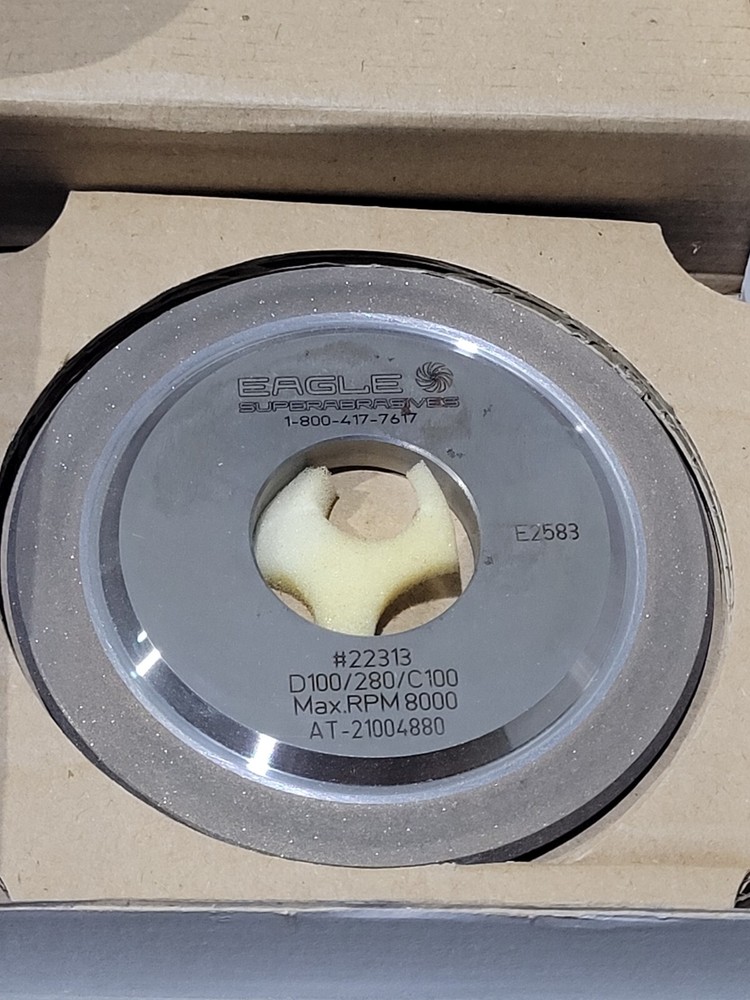 Eagle Superabrasives 4″ Diamond Wheel D100/280/C100 22313