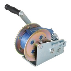 3500 Lbs High Quality Dual Gear Hand Winch Hand Crank Manual Boat ATV RV Trailer