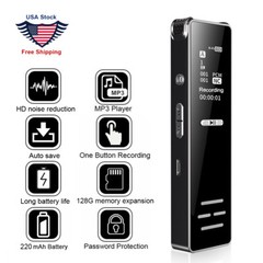 Mini Hidden Spy Digital Audio Voice Activated Recorder MP3 Playback Small Smart。