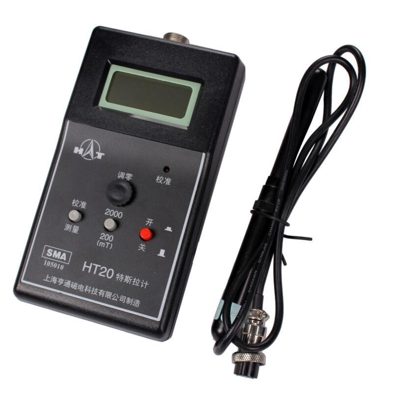 HT20 AC /DC Static Magnetic Field Tesla Gauss Meter Flu meter DC/AC USG