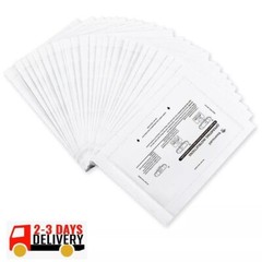 Paper Shredder Lubricant Sheets 24-Pack (8.4 x 5.9 inch/Piece)