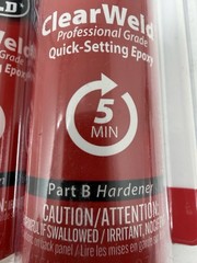 3 Pack JB Weld 50240H ClearWeld Professional Grade Epoxy, Clear 8 oz.