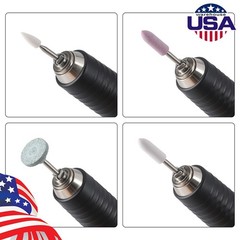 9Pcs Dental Composite Polishing Stones Burs Kit HP 2.35mm for straight handpiece