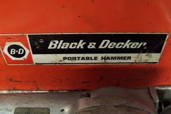 BLACK & DECKER 1″ HEAVY DUTY ELECTRIC PORTABLE HAMMER 115VAC TYPE D 3.3 AMPS 103