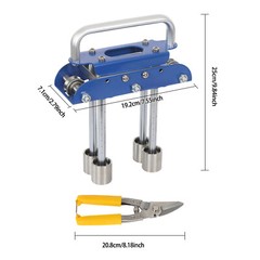 Hand Sheet Roller Bender 0-90° Bending Angle Metal Roofing Tool Fit 0.01-0.04″