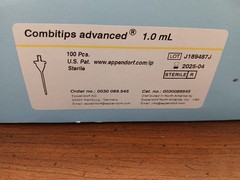 EPPENDORF 0030 089.545 COMBITIPS ADVANCED 1.0 mL 100 PCS New Epr. 04-2025