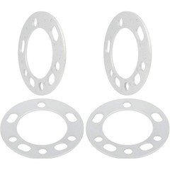 4 Wheel Spacers 5×114.3 6mm 1/4″ Aerospace Aluminum Silver for Toyota Lexus Ford